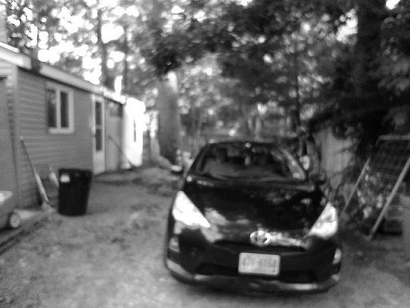 Back of home/driveway