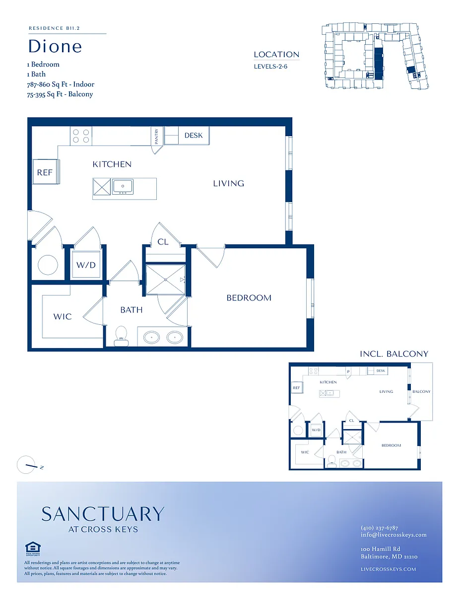 Floor plan Dione