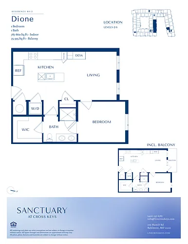 Floor plan Dione