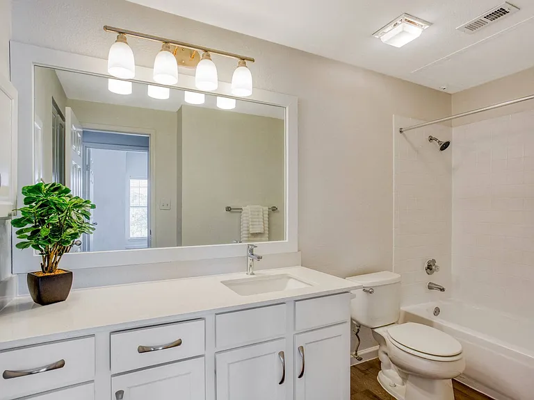 Modern spa inspired bathrooms