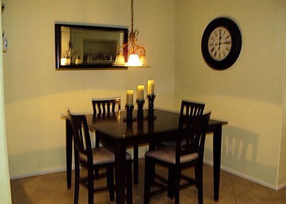 Dinning Area, furniture not included
