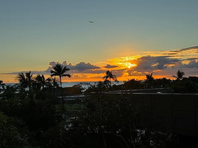 View from balcony during sunset (slightly zoomed in)