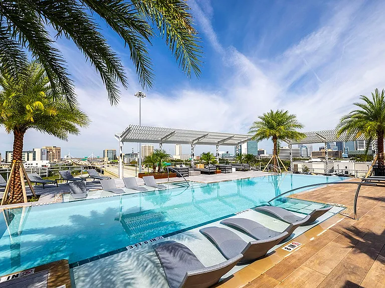 Rooftop Infinity Pool |The Station at San Marco| Jacksonville, FL