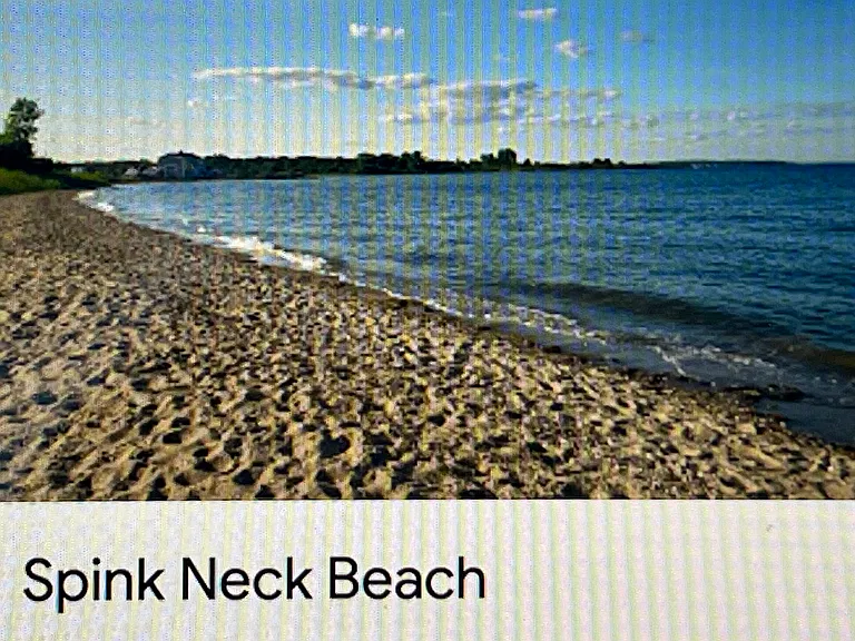 Small beach near house.
