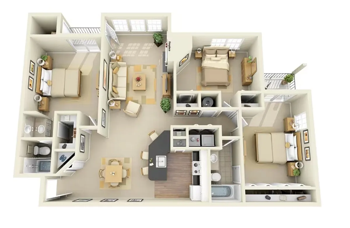 Floor plan Thoreau