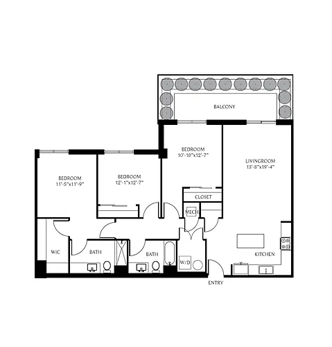 Floor plan 3B
