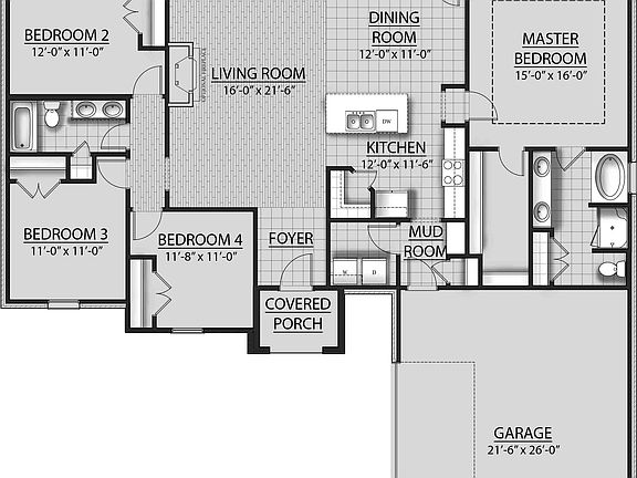 Bellini IV A - Floor Plan - DSLD Homes