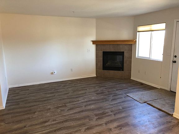 View of Living Room and Fireplace.