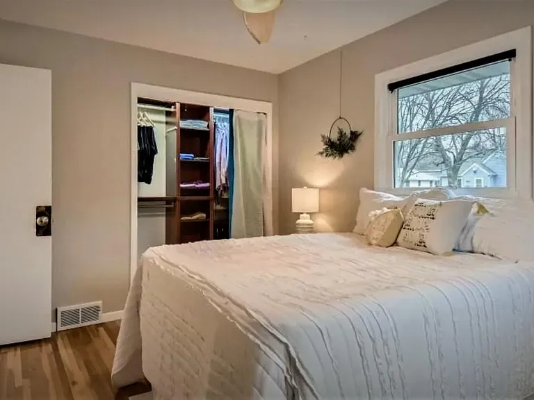 Ample closet space