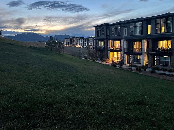 Outside view after sunset