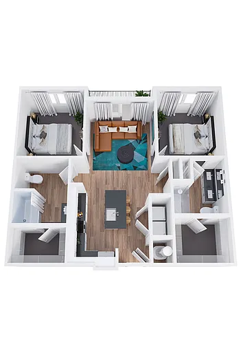 Floor plan B1HC