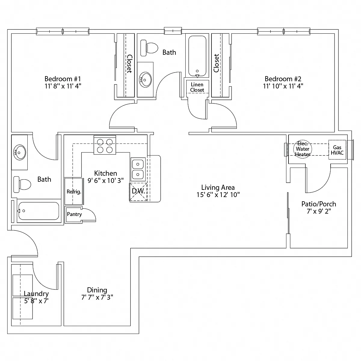 Floor plan The Brook A