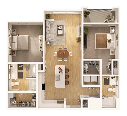 Floor plan Canal | B3