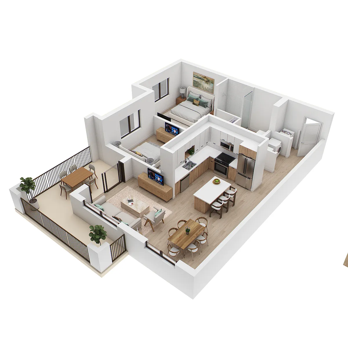 Floor plan B3