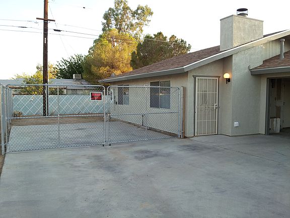 Fenced in patio and yard