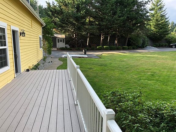 New deck welcomes you to the front door