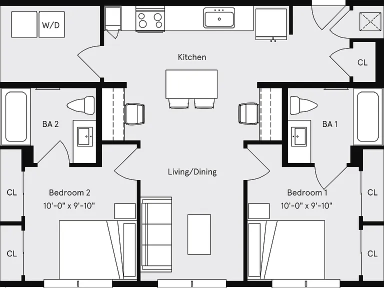 Private room in a 2 bedroom Private room in a 2 bedroom
