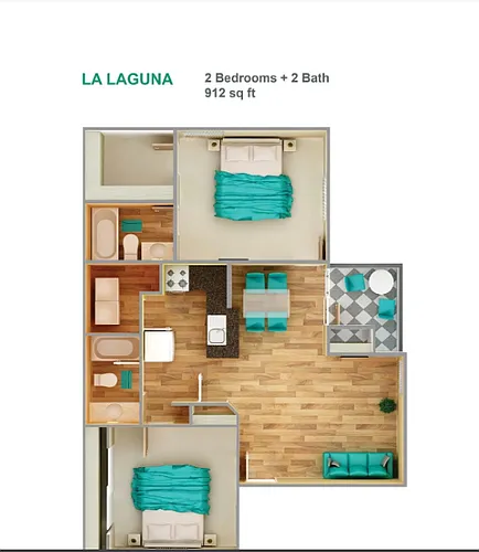 Floor plan 2X2