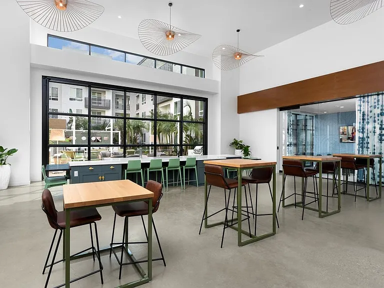 Building B resident lounge