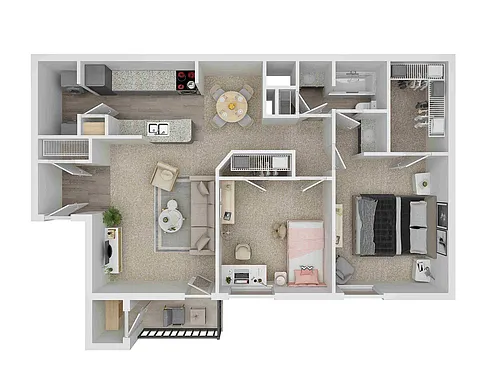 Floor plan 2X15-A