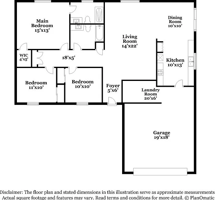 3 bed, 2.0 bath, 1306 sqft, $2,220 — Photo 2