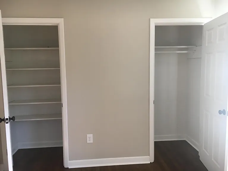 Bedroom 1 closets