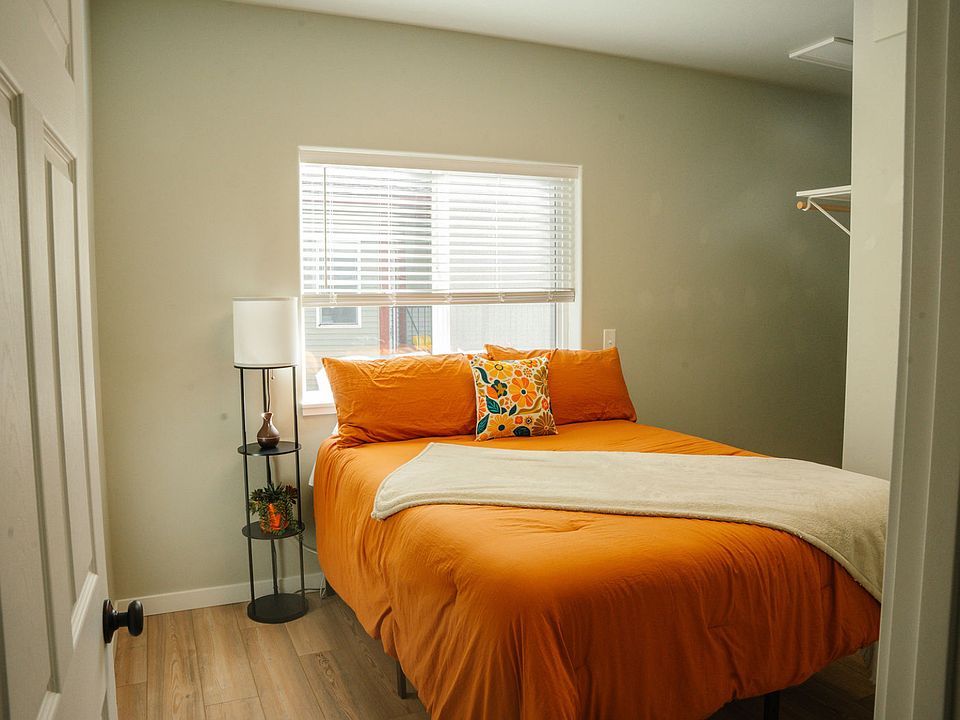 Bedroom one with a large closet