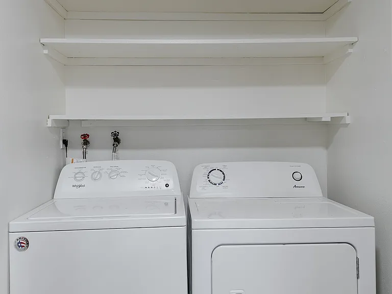 In-Unit Washer & Dryer with Storage