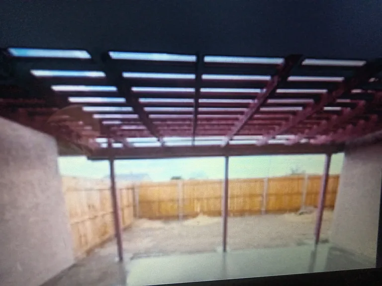 New patio and fence for tenants to enjoy family gatherings