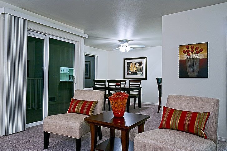 a view from the living room