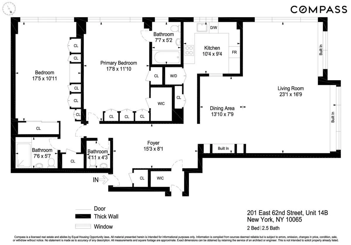 201 East 62nd Street #14B in Lenox Hill, Manhattan | StreetEasy