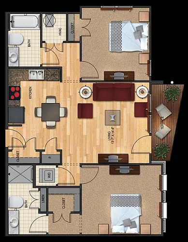 Floor plan B2