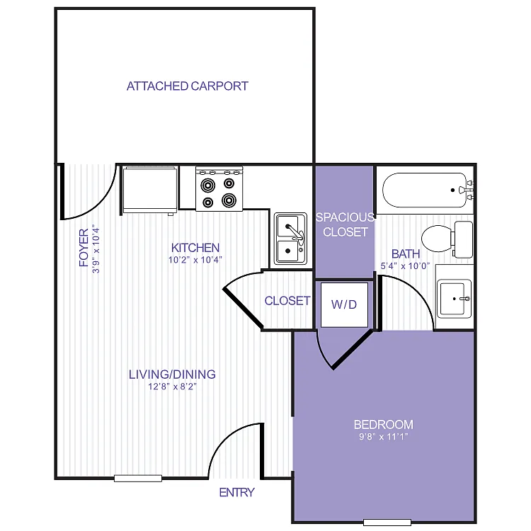 Floor plan Studio 01A