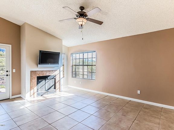 Living area with mountain views