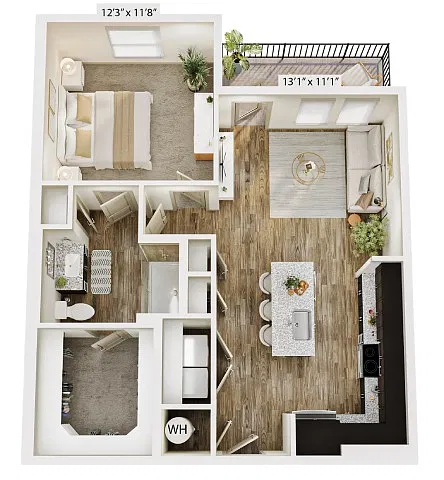 Floor plan A2a