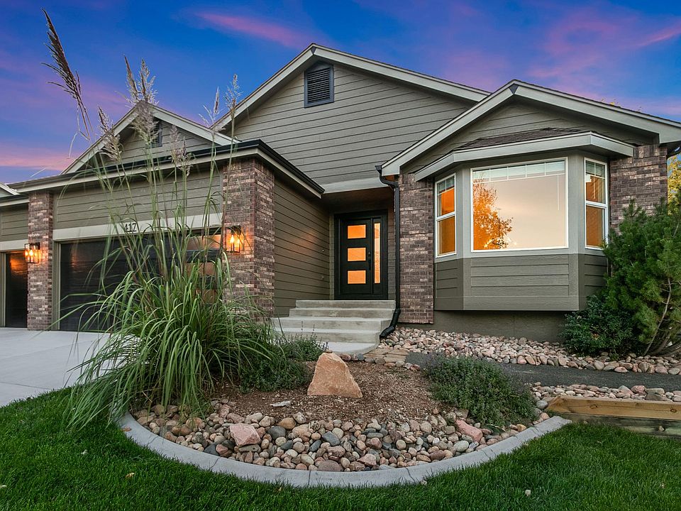 Evening shot of the Front and Entry