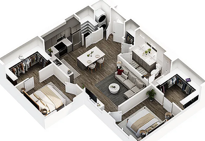 Limestone 2 Bedroom Floor Plan Limestone 2 Bedroom Floor Plan