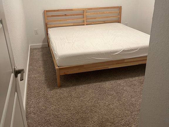 This is the bed that will be furnished with the bedroom.