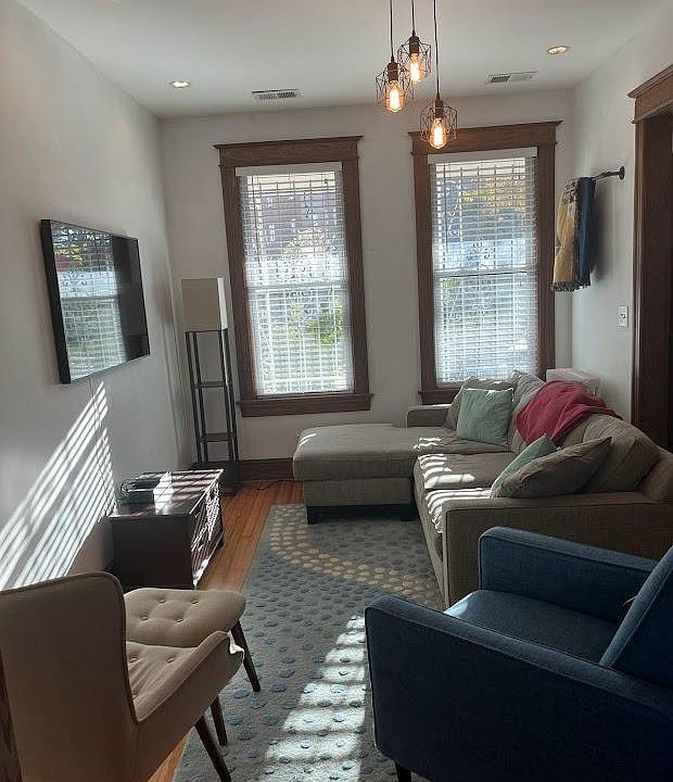 Bright and spacious living room