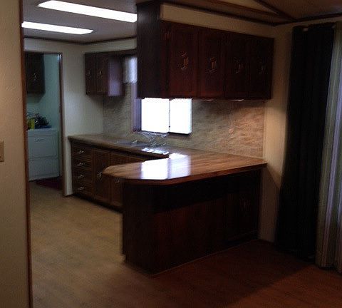 Kitchen from living room
