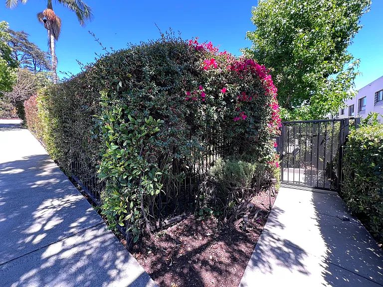 Secure front entry gate providing absolute privacy and peace of mind for the entire complex.