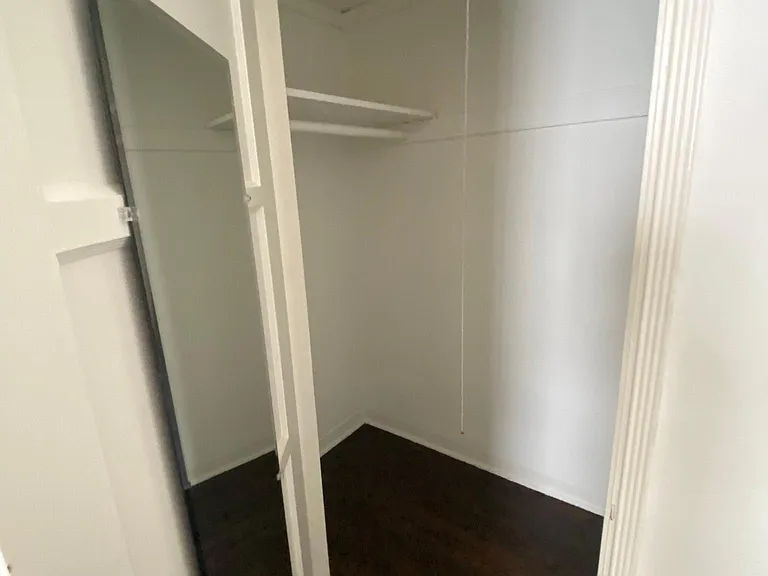 Closet (double rack on side not pictured)
