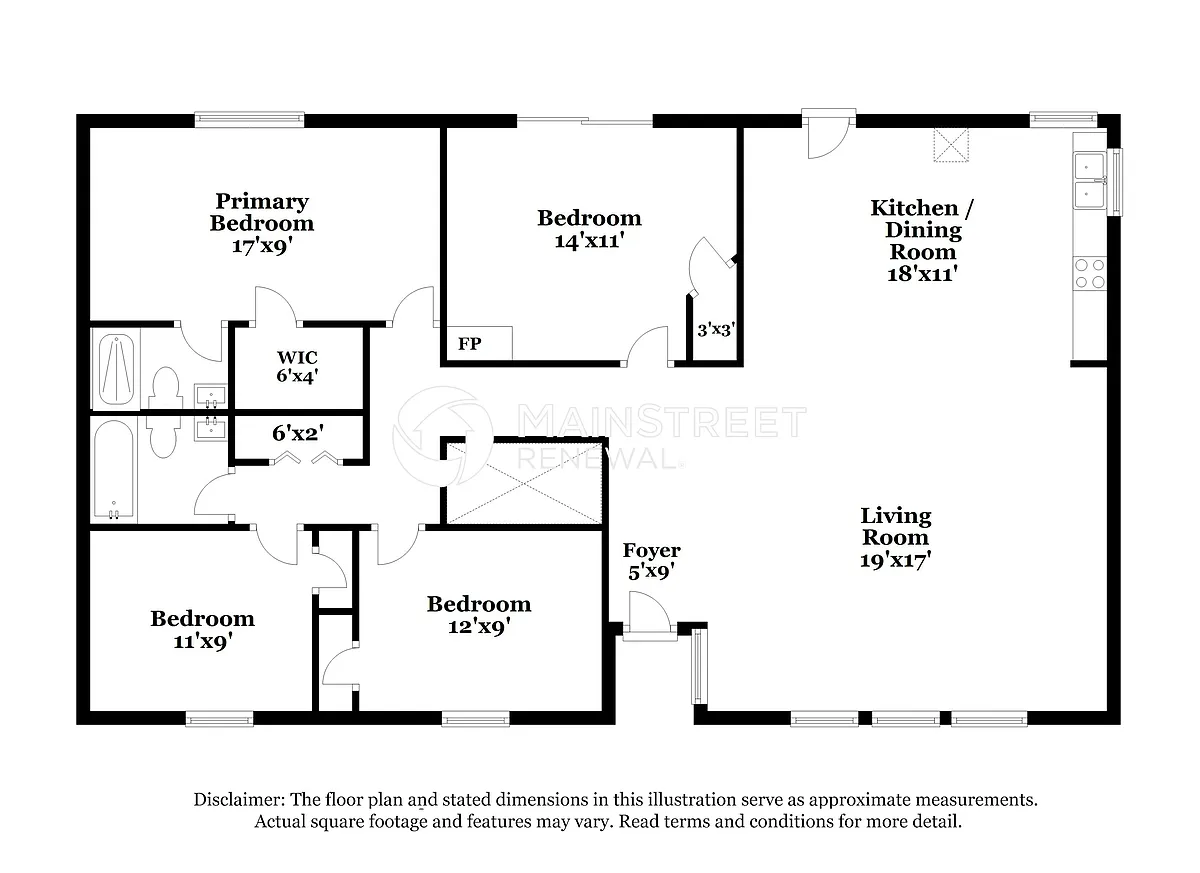 Floor Plan - 5604 Bonner Dr