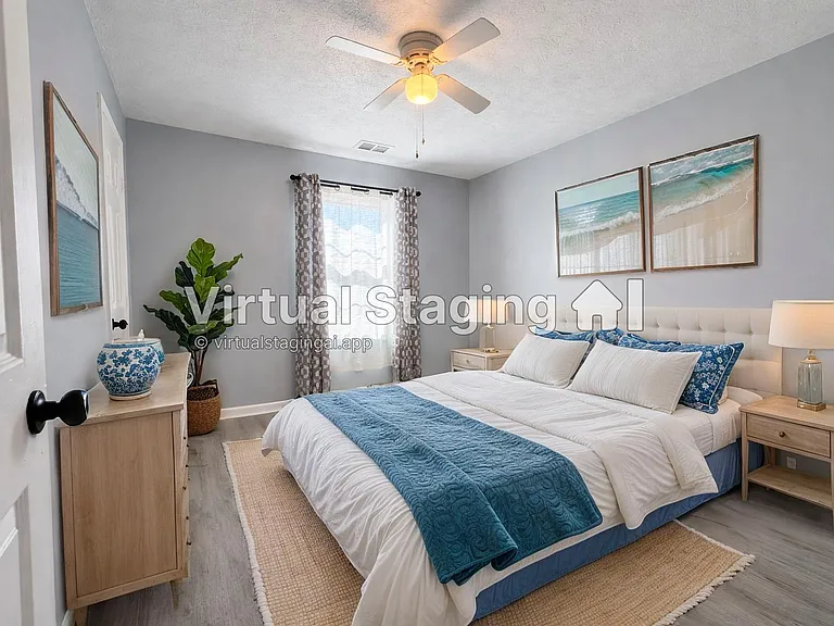 Upper floor - Secondary bedroom n2
render (furniture not included)