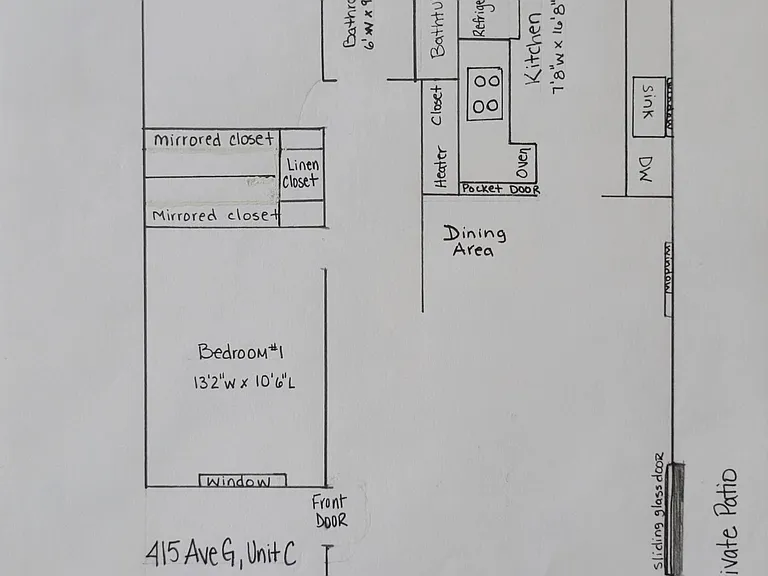 diagram of apartment layout