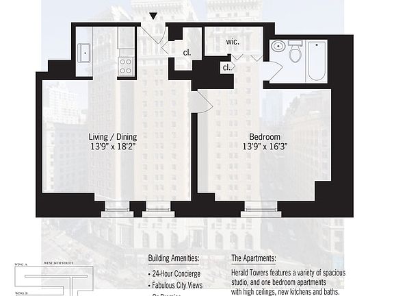 2nd image of 50 W 34th St APT 16C9