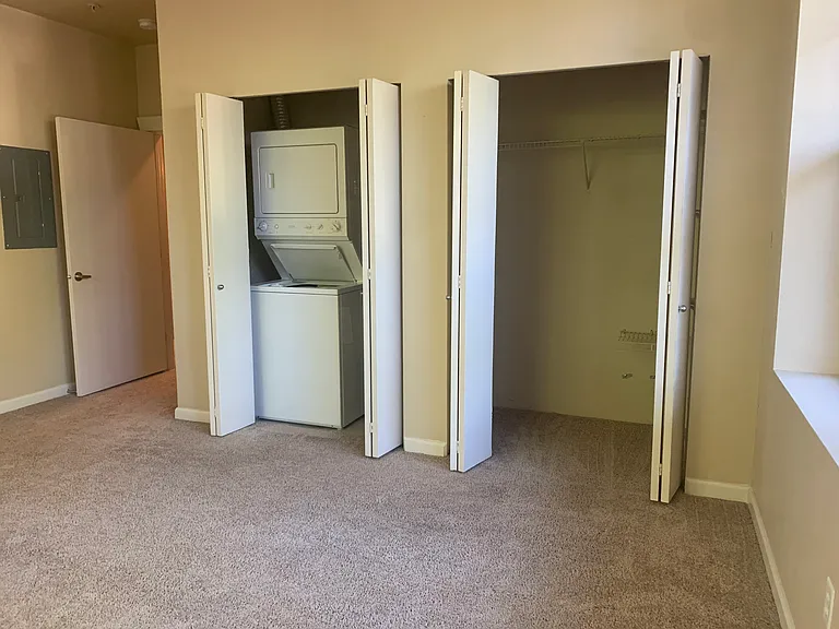 Washer and Dryer in One Bedroom