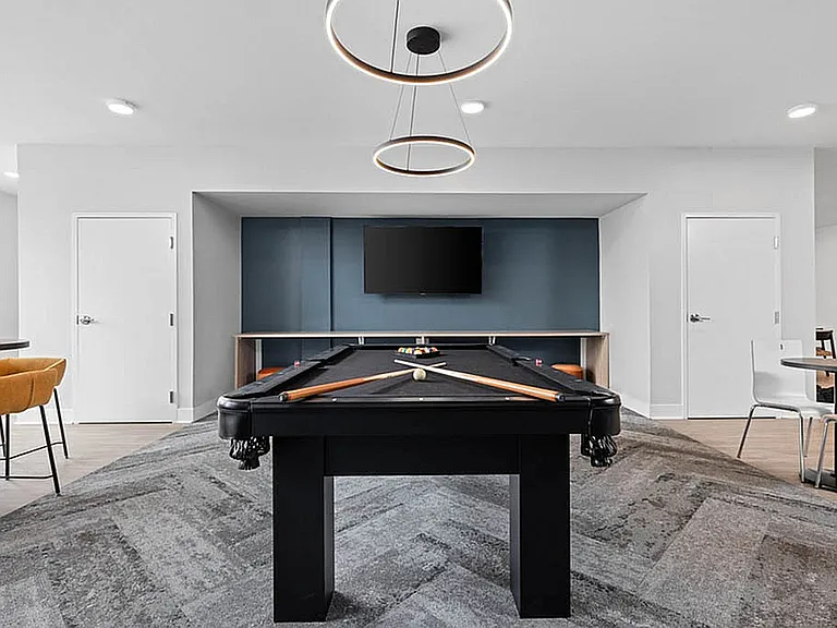 Recreational Room Featuring Pool Table