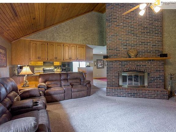 Fireplace in living room