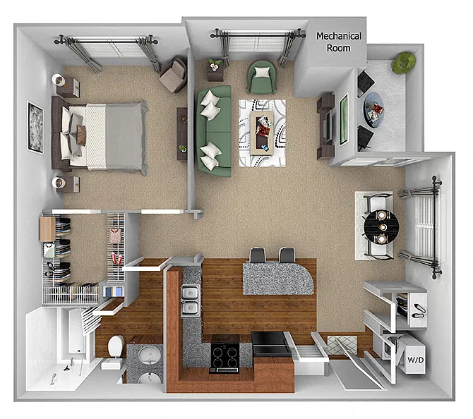 Floor plan A1 (Metro)